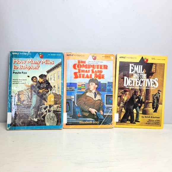 6 Book Bundle Scholastic Apple Set 6 Chapter Books Vintage Modern Mix Fiction - Picture 4 of 16
